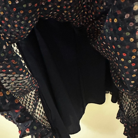 Madewell Navy Multi-Color Dot Dress - Picture 12 of 13